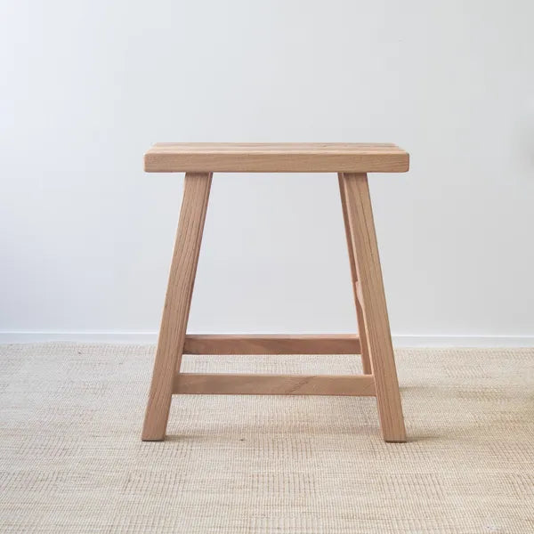Heritage Elm Rectangle Stool (JFE07)