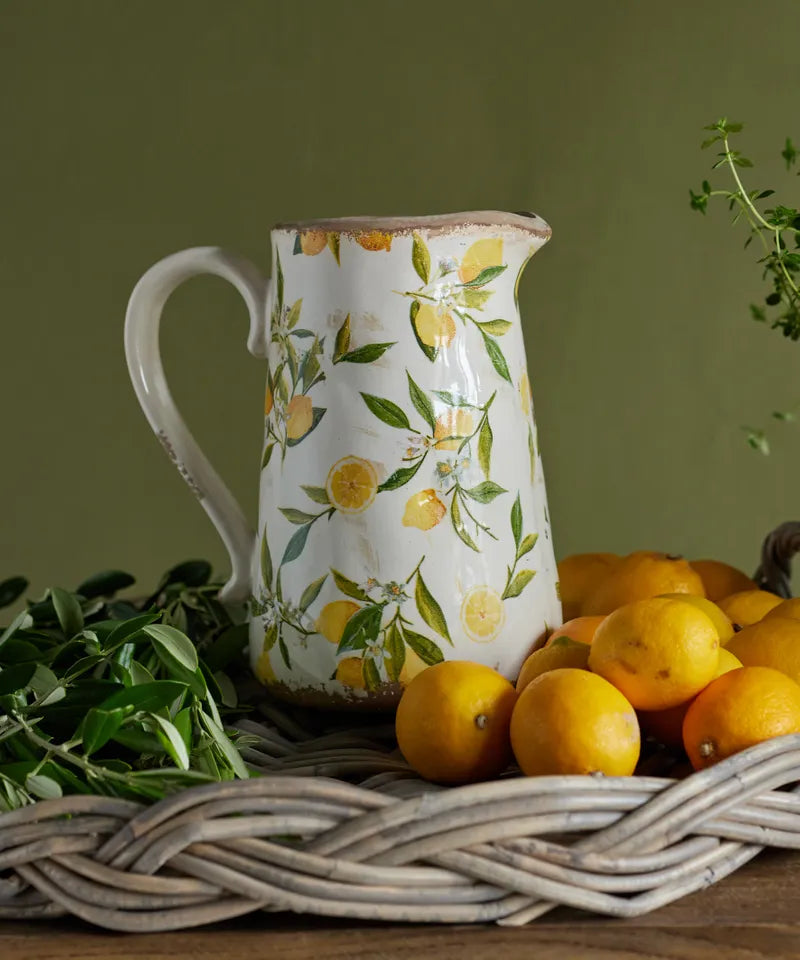 Botanical Lemon Jug - Tall (NM0011) FC