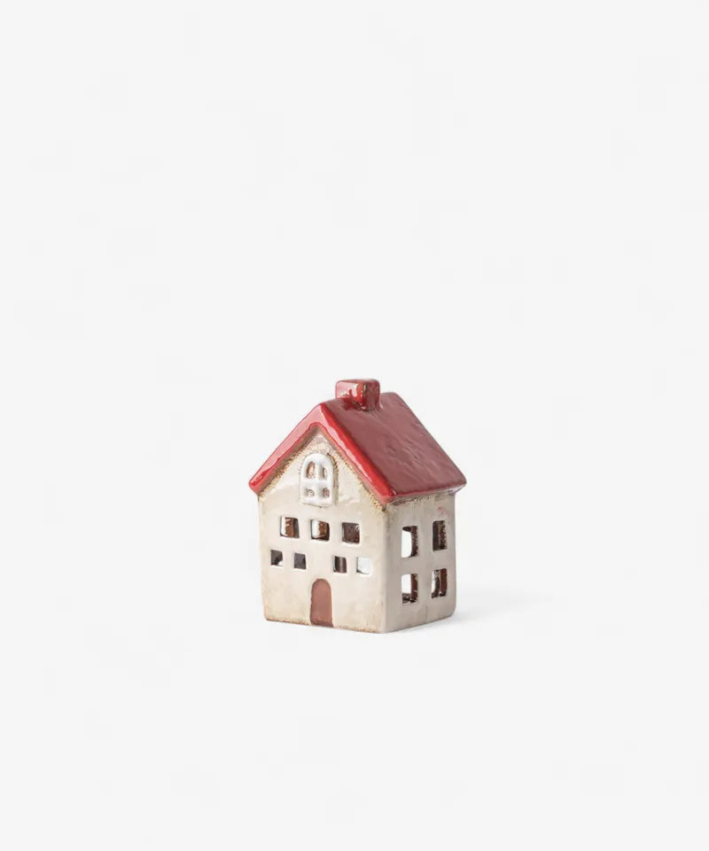 Alsace Tea Light Villa Red White (YA0001) FC