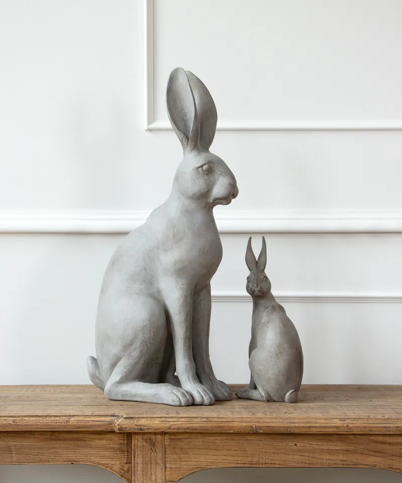 Harold the Hare Turning - Grey Small  (JC0377)