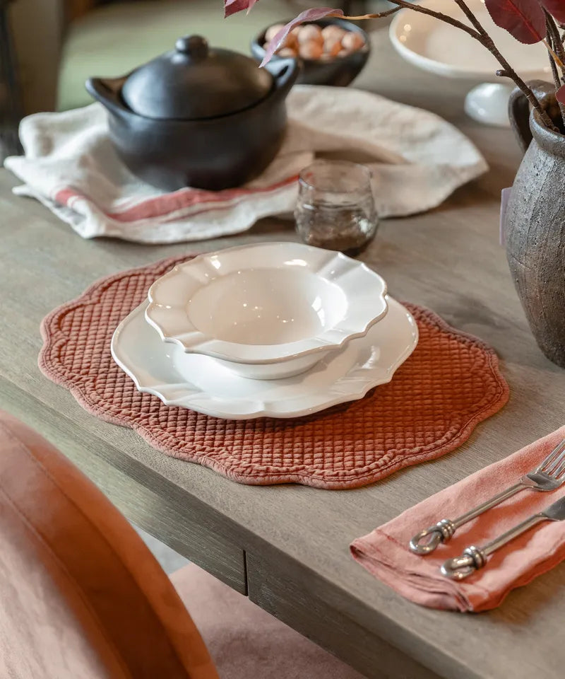 Rena Quilted Placemat Khaki (BF0385)