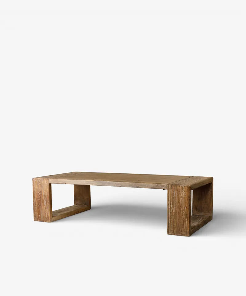 Timberline Coffee Table - Aged Black Reclaimed Elm (FC TA0002)