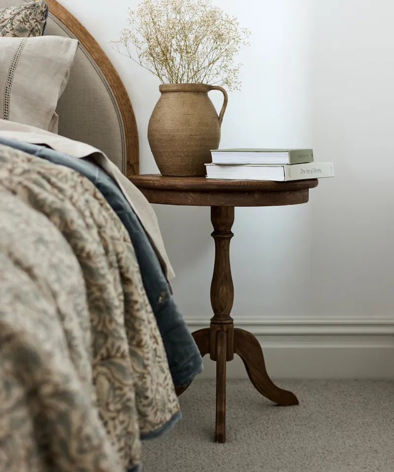 Louis Lamp Table - Natural Elm (FC TT0100)