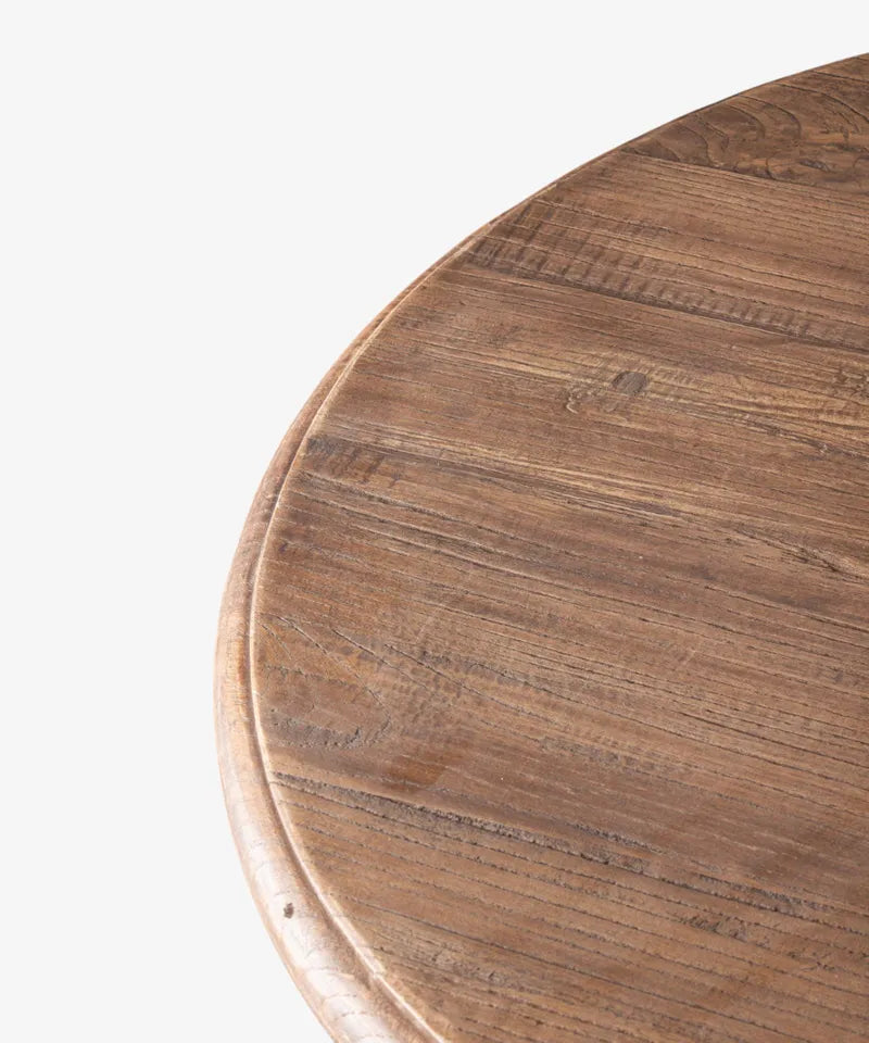 Vincent Lamp Table - Natural Elm (FC TT0101)
