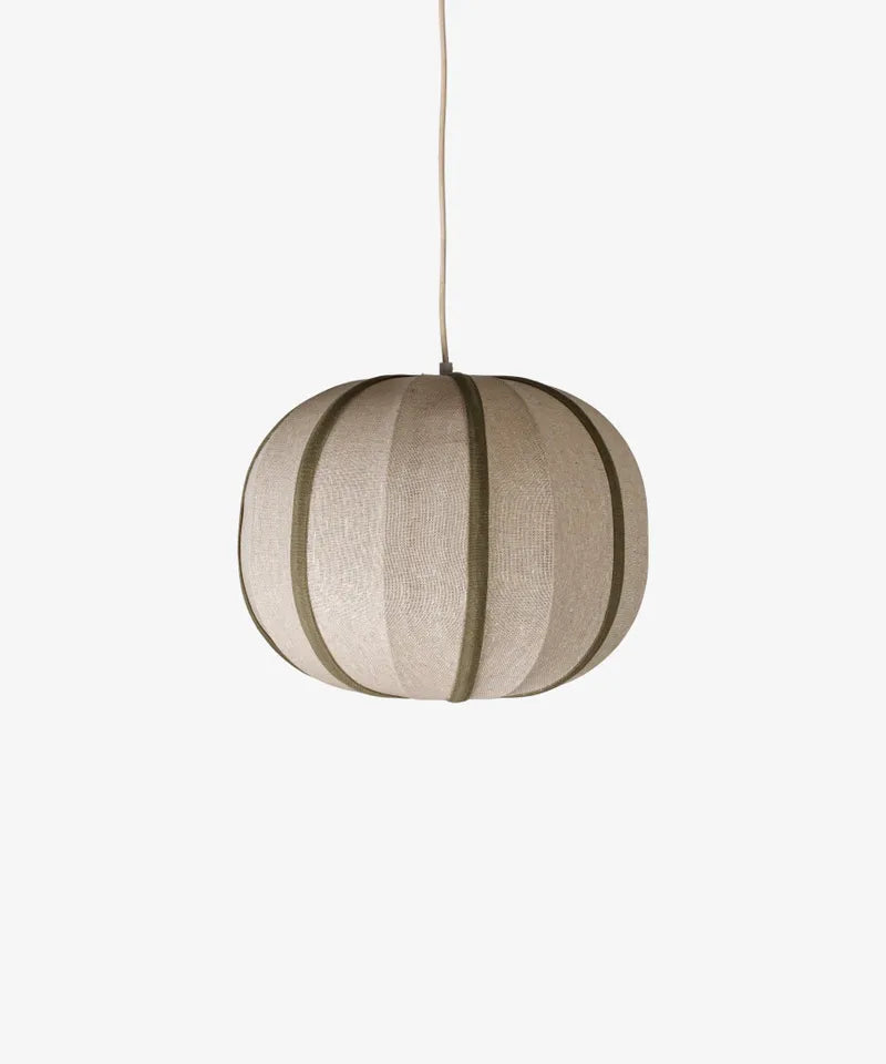 Thea Orb Olive & Natural Pendant (NL0051)