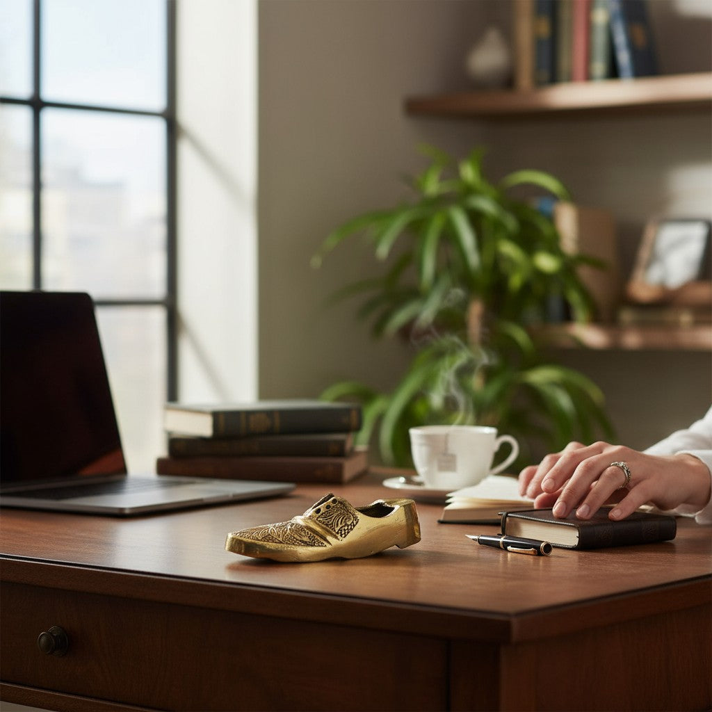 Brass Shoe 11cm (ABNI9303-BR)