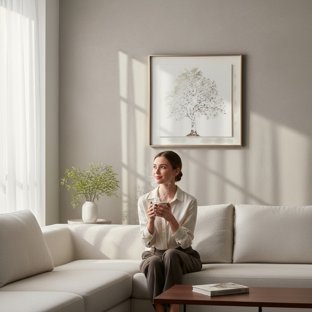 Art Canvas Tree 80x80cm (MXA25-01) LeF