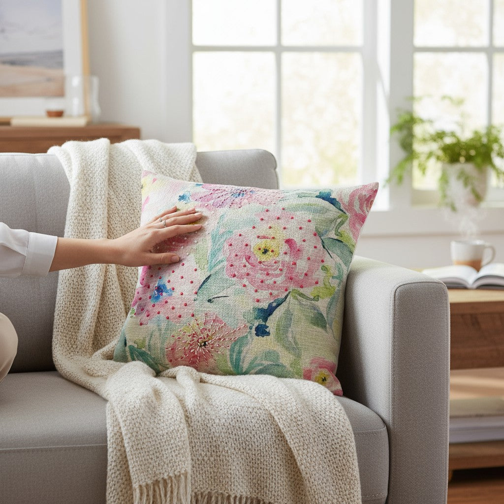 Floral Cushion 3 (AC23-04) 45x45cm