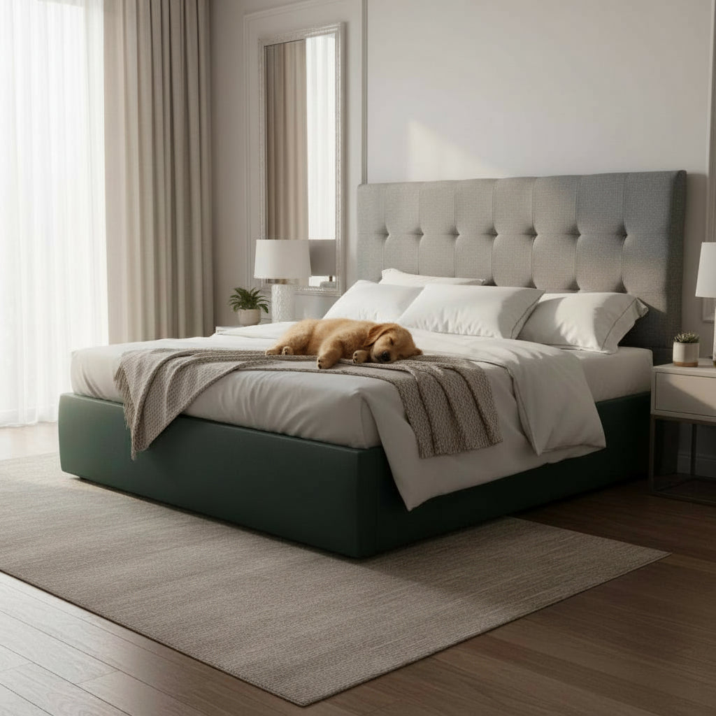 Ashton Tufted NZ made Headboard - Single