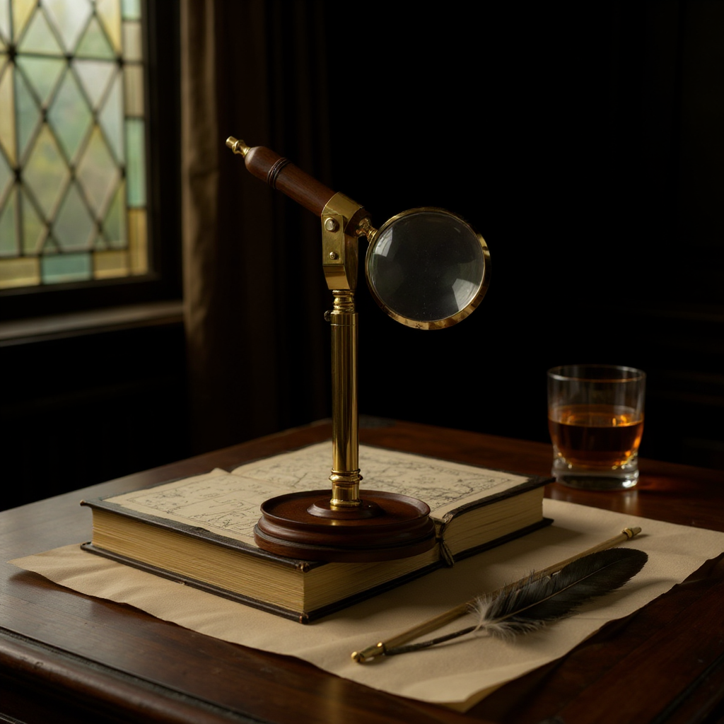 Magnify Glass on stand 100mm rd (IB89452)
