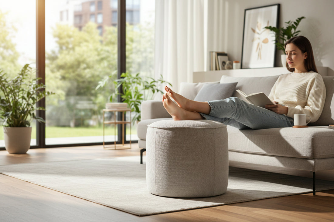 CHICAGO OTTOMAN - EGGSHELL (LA2042 - RFA)