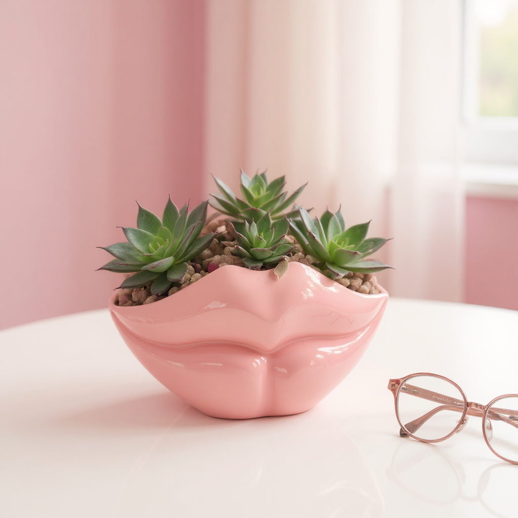 Hot Lips Vase