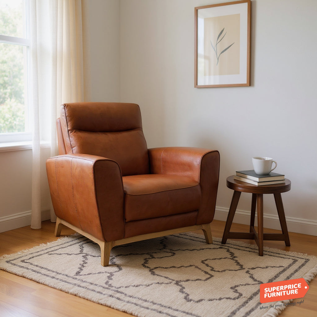 Franco Single Chair Leather - CAT 18 Premium Leather