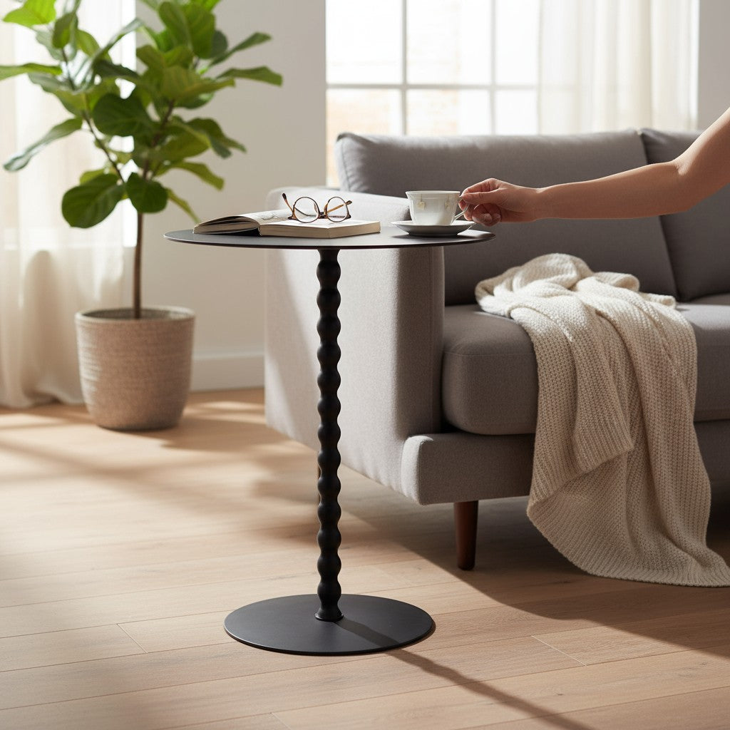 Rosta Wine Table - Black (ANXB11245-BLK) LeF