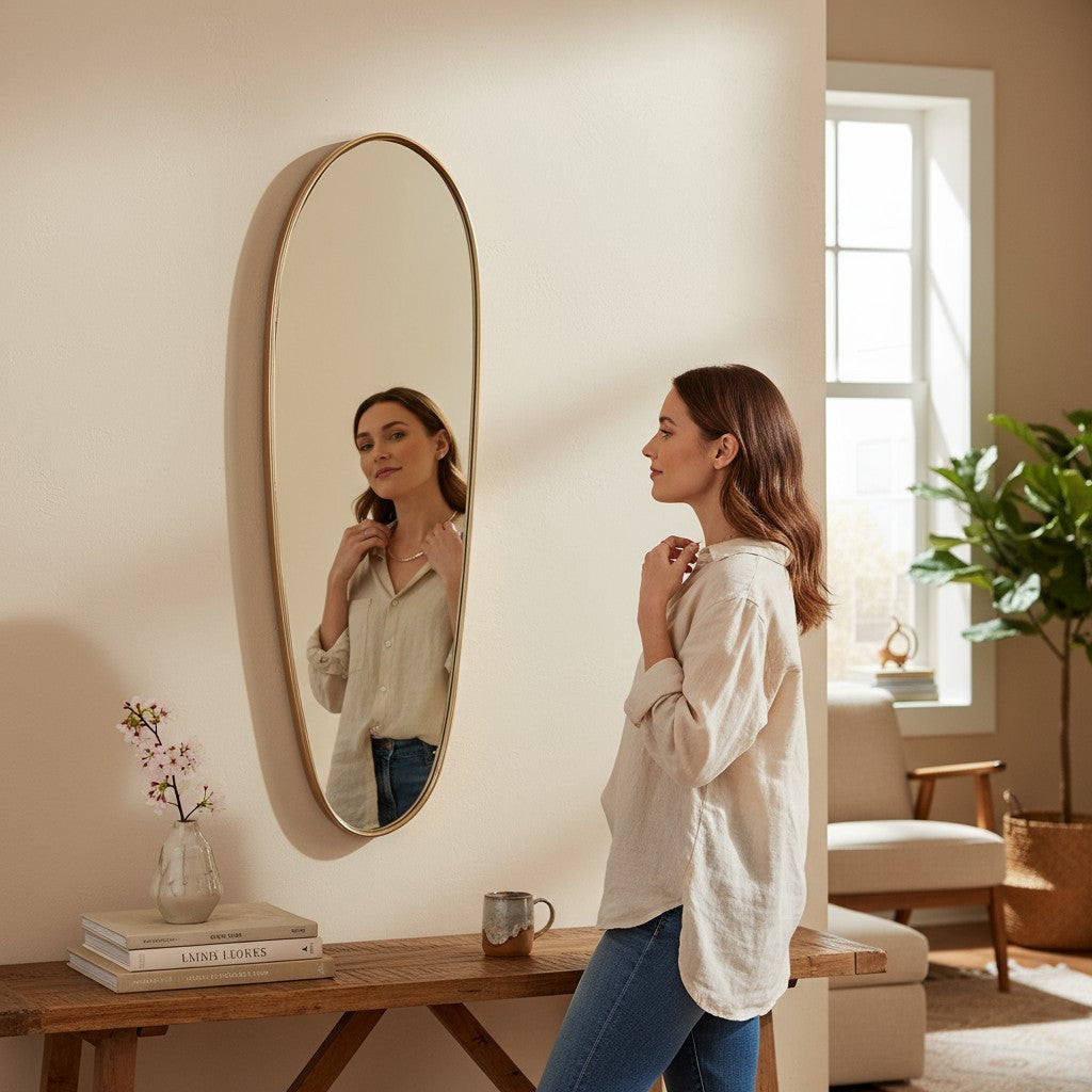 Metal Mirror Dalton (MIN25-18-GD) LeF