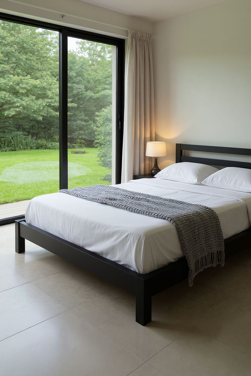 Gina King Single Bed Frame Black