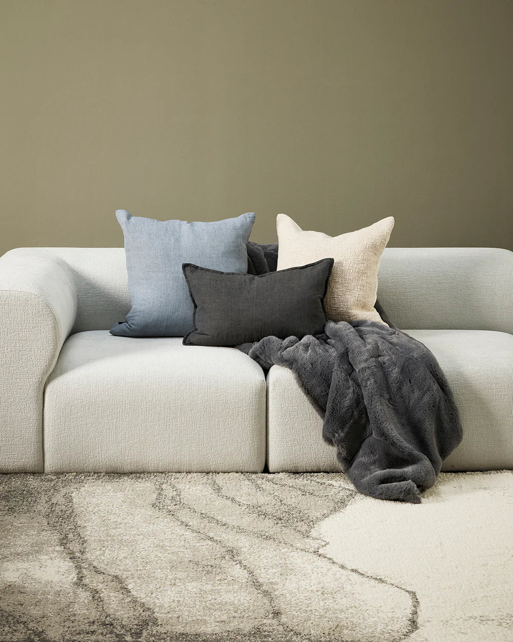 Luxe Throw 125 x 150 cm - Slate (2433T)