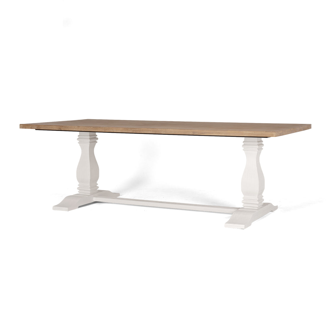 Parisian Dining Table 240 (double pedestal)