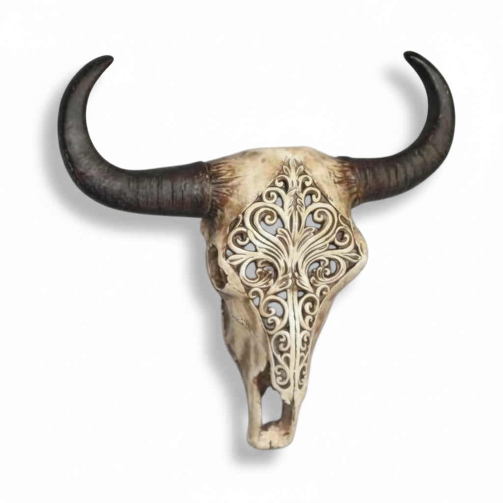 Carved Bulls Head (F232-RA Burt)