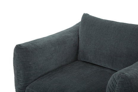 Grace Armchair - Dusty Blue