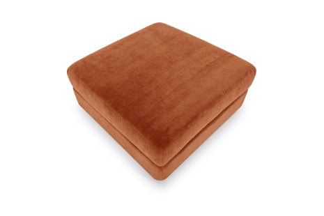Harmony Ottoman - Rust