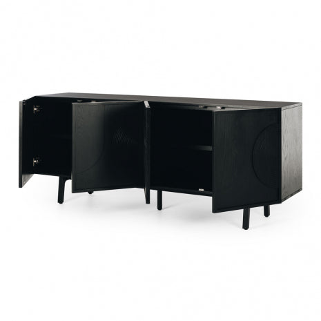 Arc Sideboard Black Oak