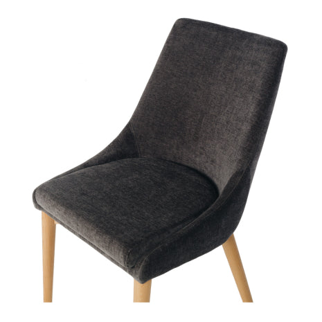 Eva Dining Chair New Dark Grey