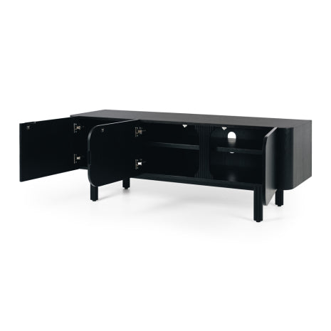 Sirocco TV Stand (Black Oak)