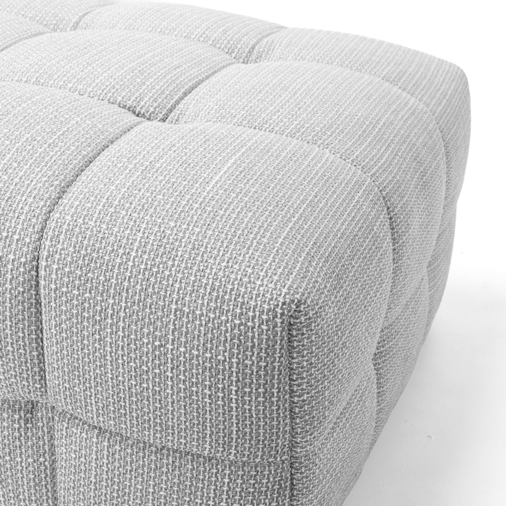 Michelin Ottoman - Weave Grey