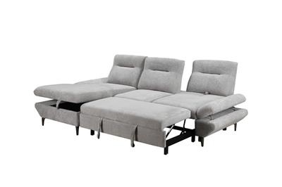 Capella 2 Seater Chaise Left Hand Facing (Grey)